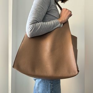 Cuyana - Oversized Double Loop Bag - Cappuccino